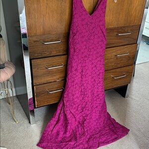 Elegant Pink Sleeveless Dress Fully Lined Banana Republic Size 4